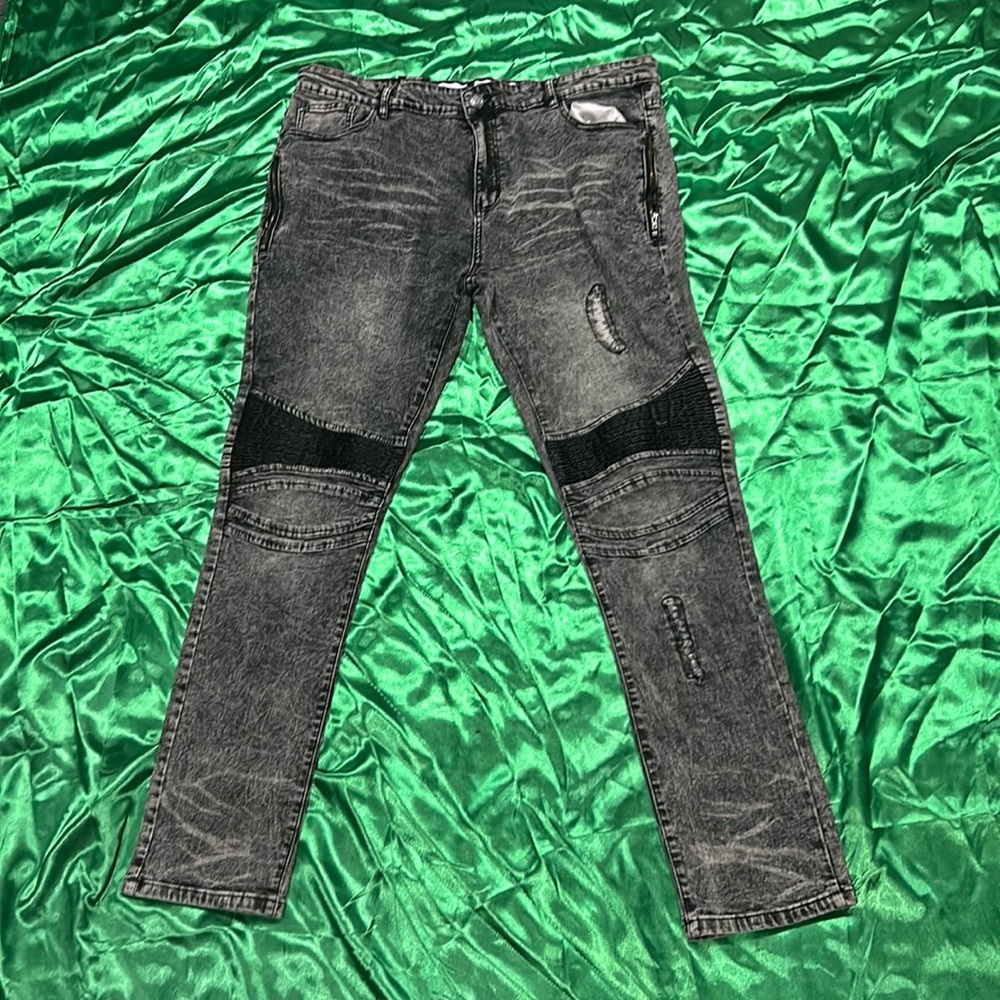 Men’s jeans black and white size 38x34